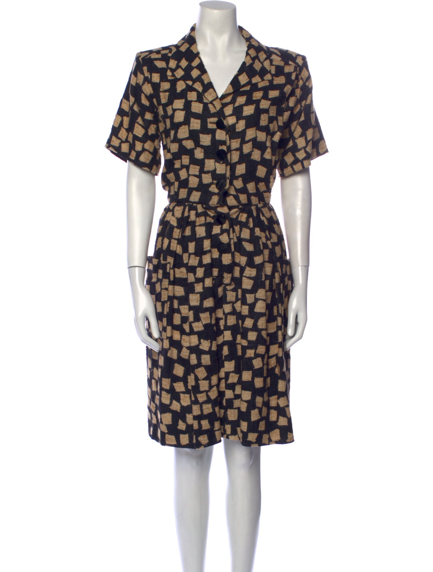 Yves Saint Laurent Rive Gauche Vintage Knee-Length Dress