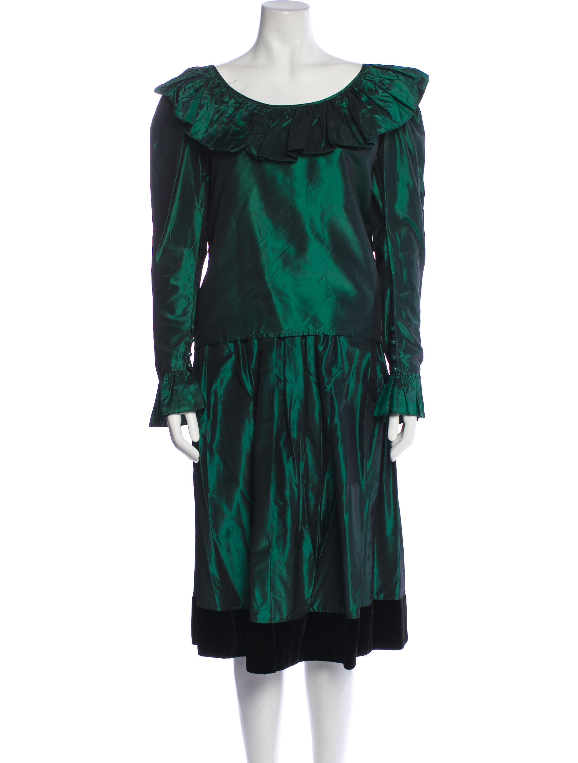 Yves Saint Laurent Rive Gauche Vintage 1982 Skirt Set