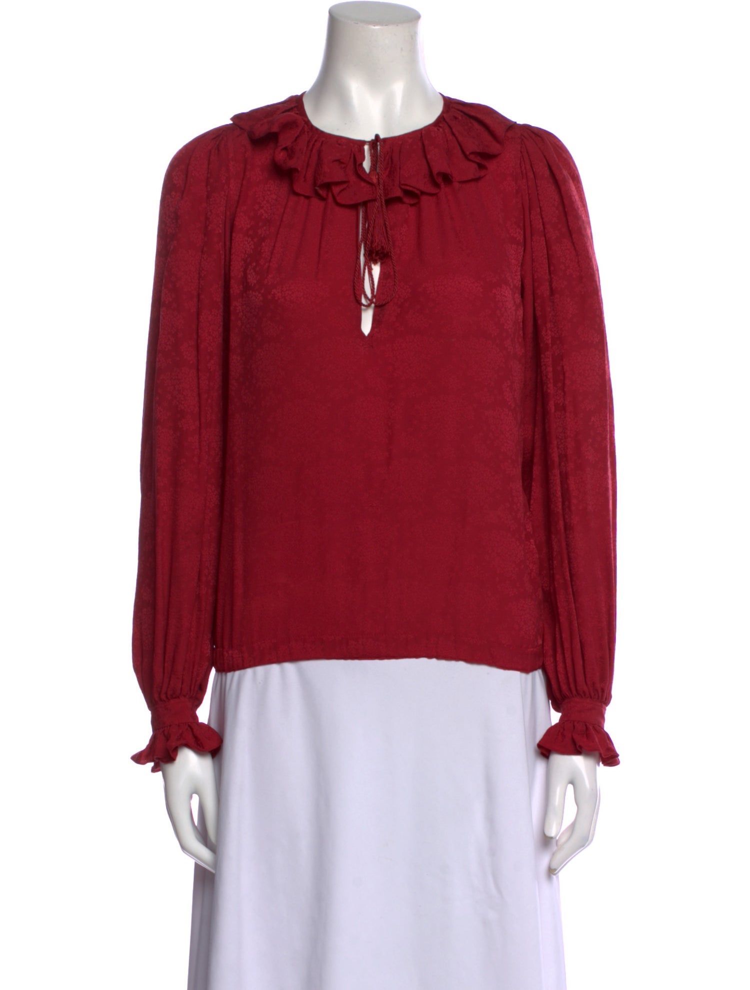 Yves Saint Laurent Rive Gauche Vintage Late 1970's - Early 1980's Blouse