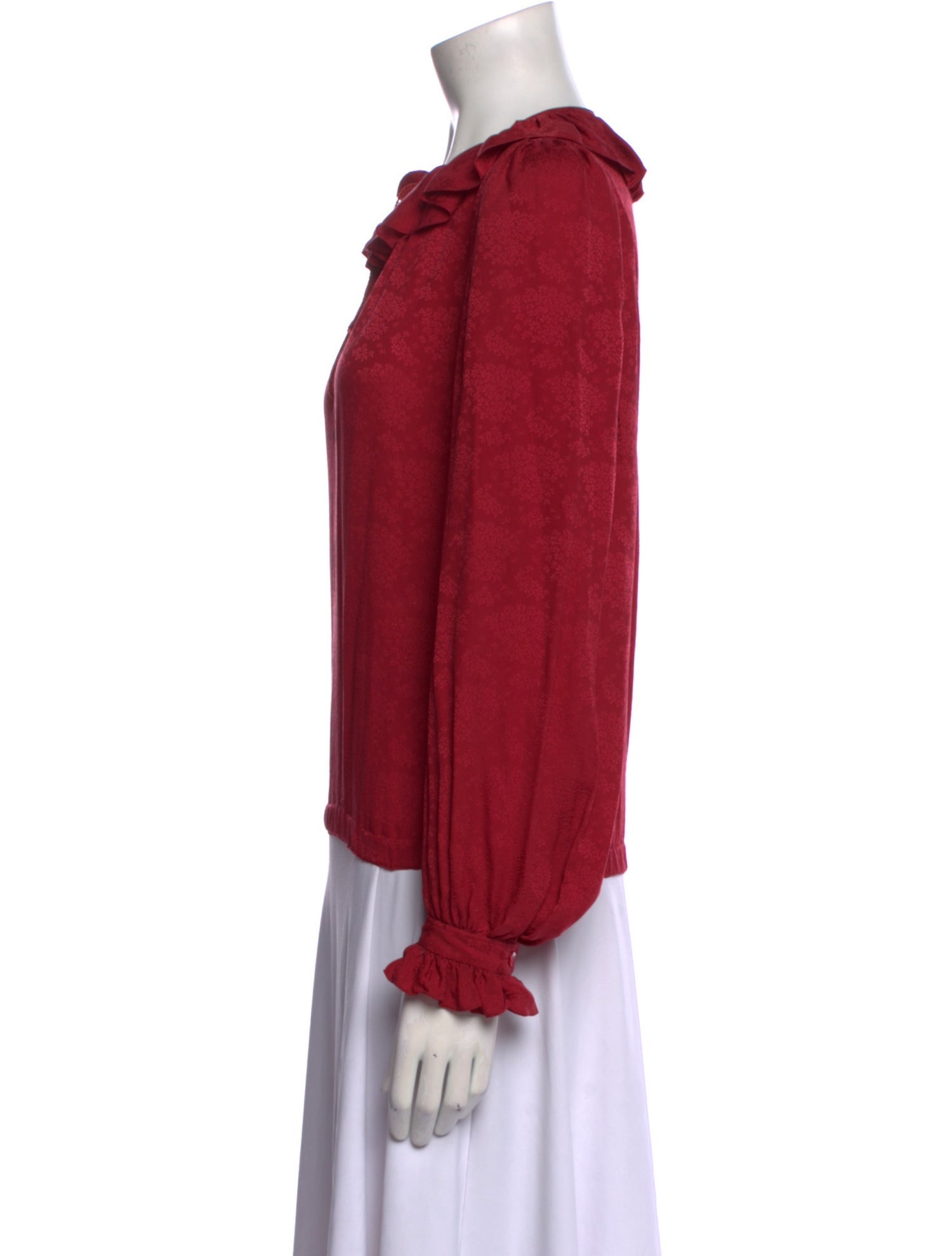 Yves Saint Laurent Rive Gauche Vintage Late 1970's - Early 1980's Blouse