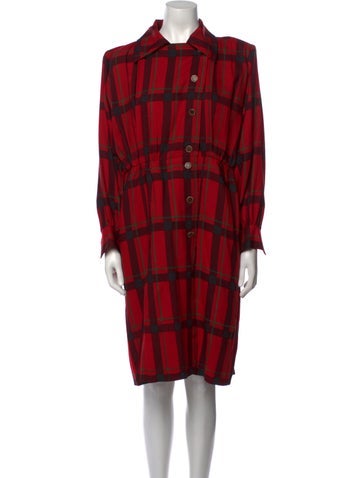 Yves Saint Laurent Rive Gauche Dresses Vintage Knee-Length Dress Us12, Fr44 | XL