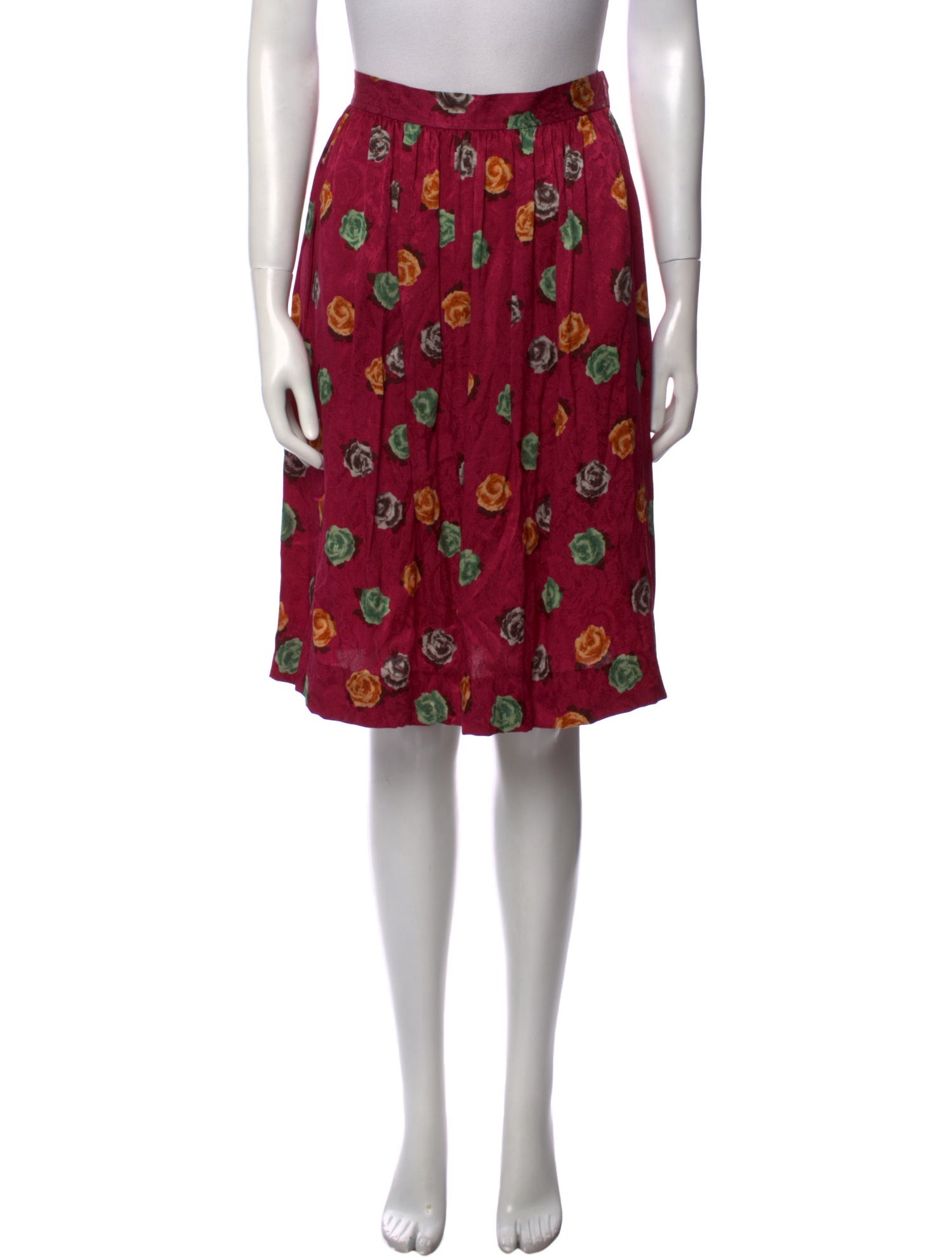 Yves Saint Laurent Rive Gauche Vintage Knee-Length Skirt