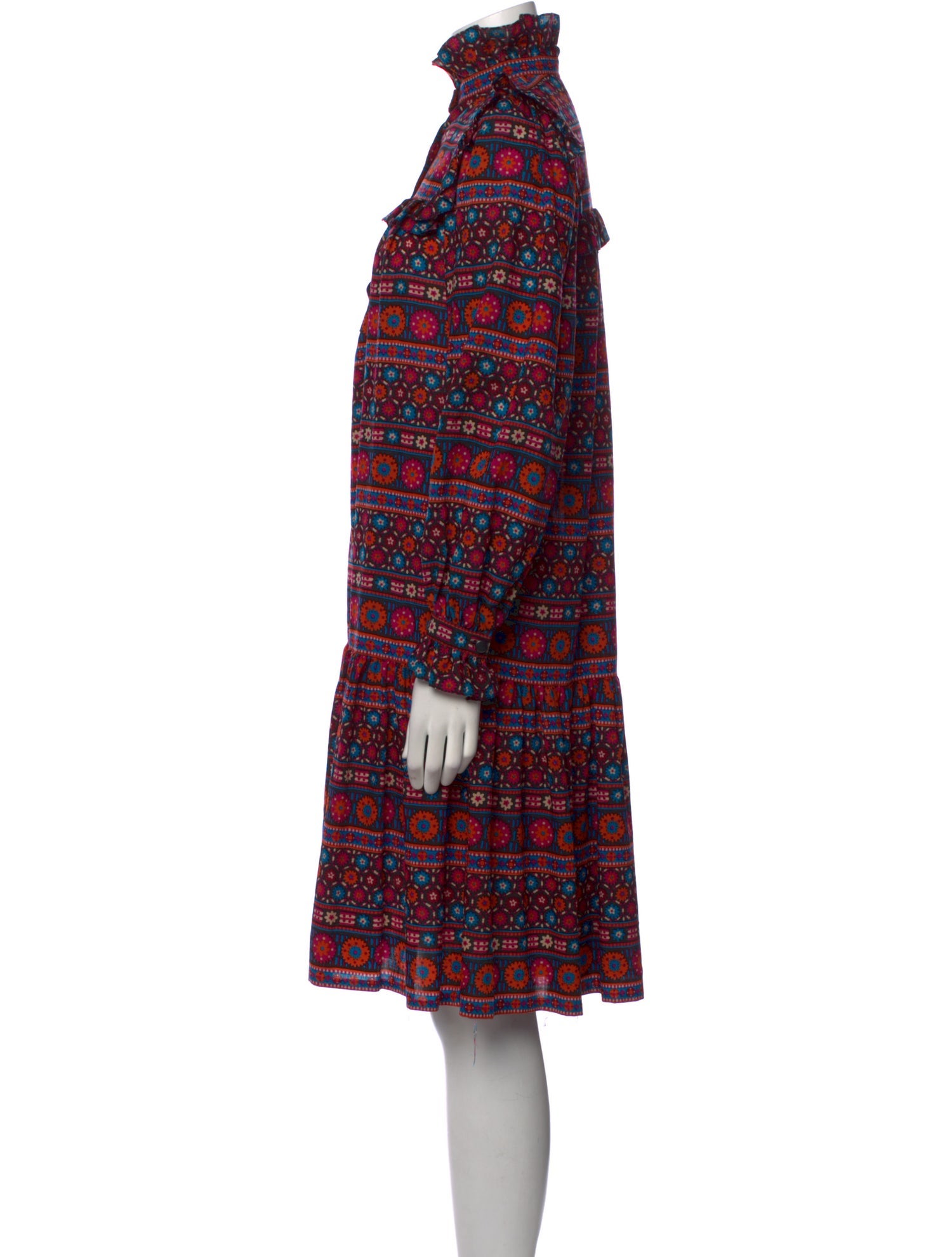 Yves Saint Laurent Rive Gauche Vintage Knee-Length Dress