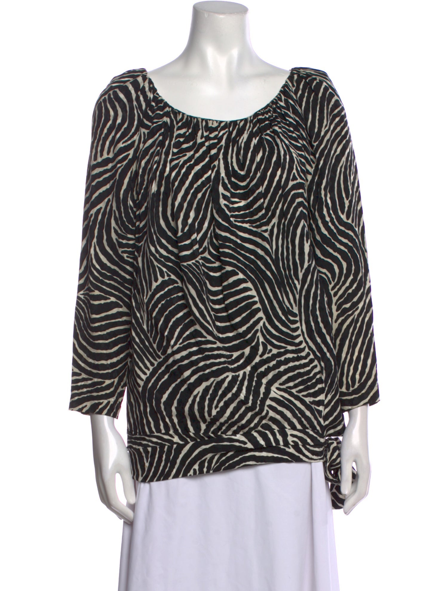 Yves Saint Laurent Rive Gauche Vintage Late 1970's - Early 1980's Blouse