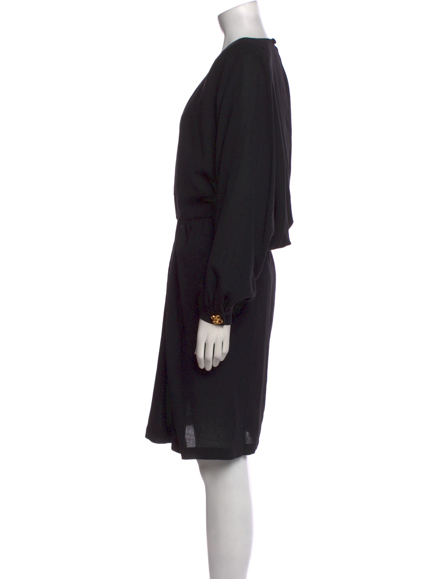 Yves Saint Laurent Rive Gauche Vintage Midi Length Dress