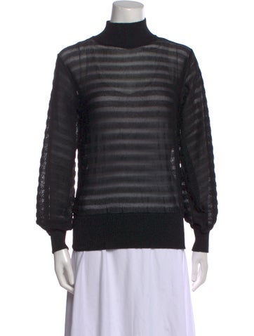 Yves Saint Laurent Rive Gauche Knitwear Vintage 1980's Sweater M