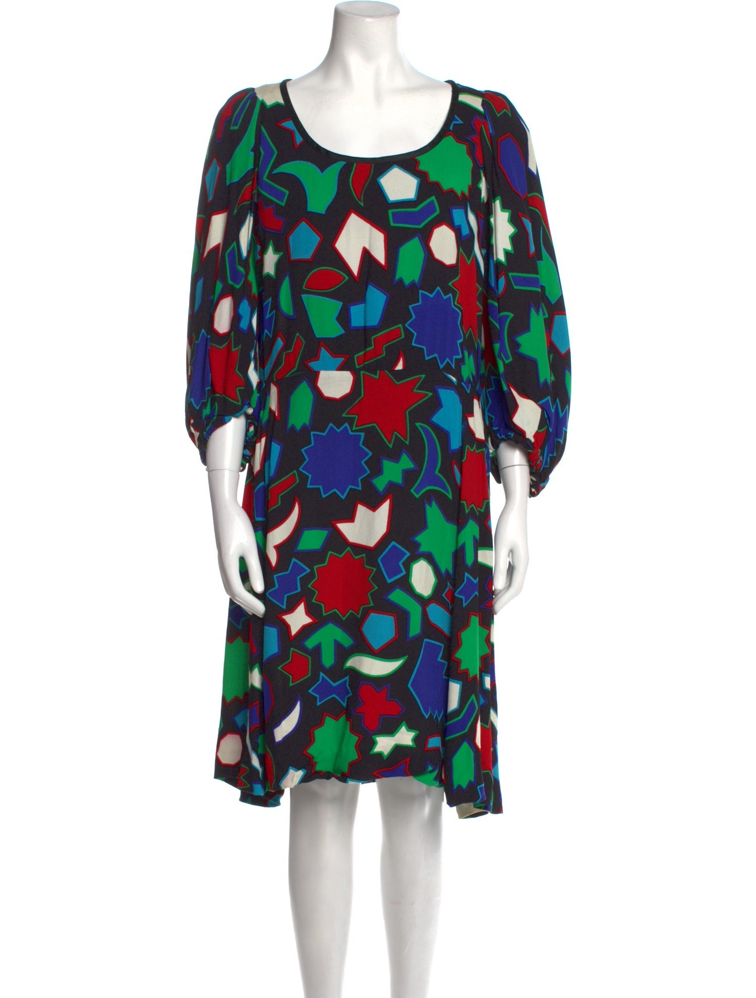 Yves Saint Laurent Rive Gauche Vintage Knee-Length Dress