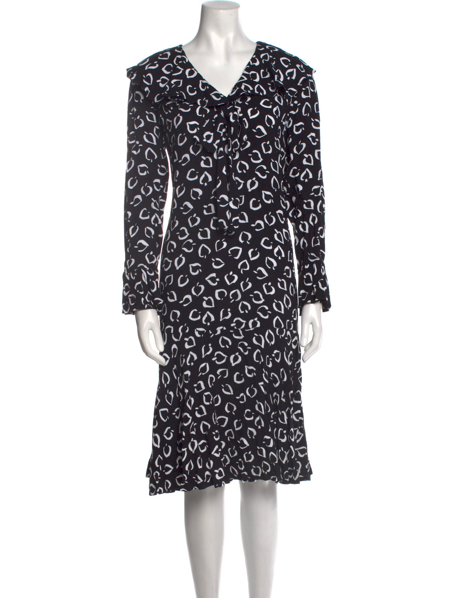 Yves Saint Laurent Rive Gauche Vintage Midi Length Dress