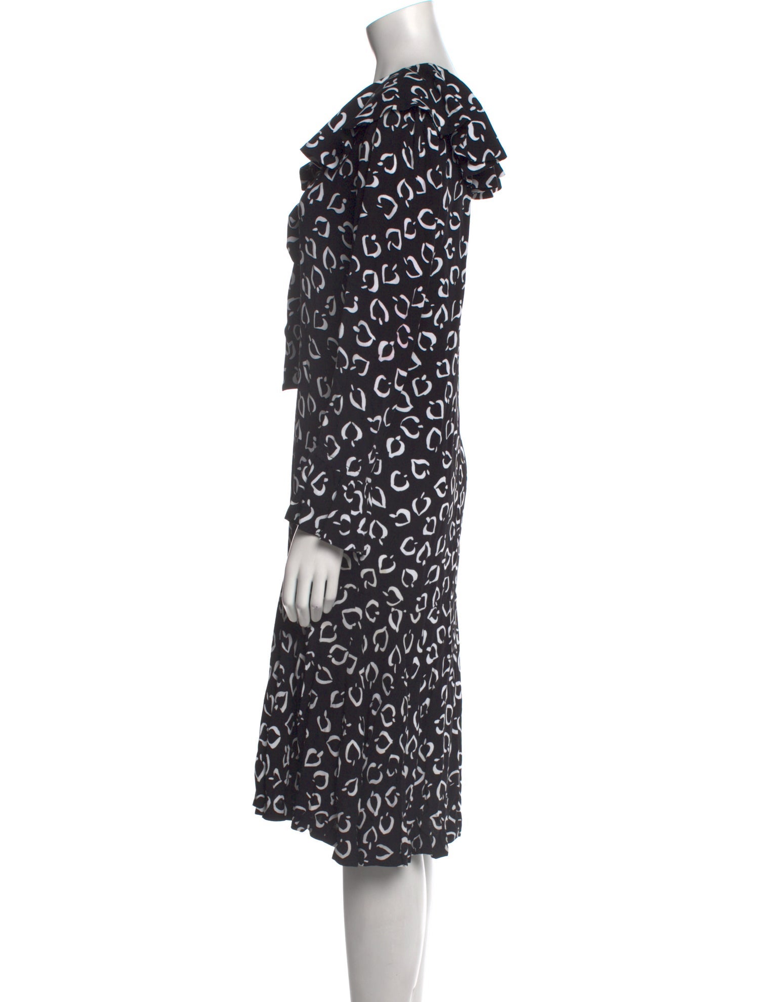 Yves Saint Laurent Rive Gauche Vintage Midi Length Dress
