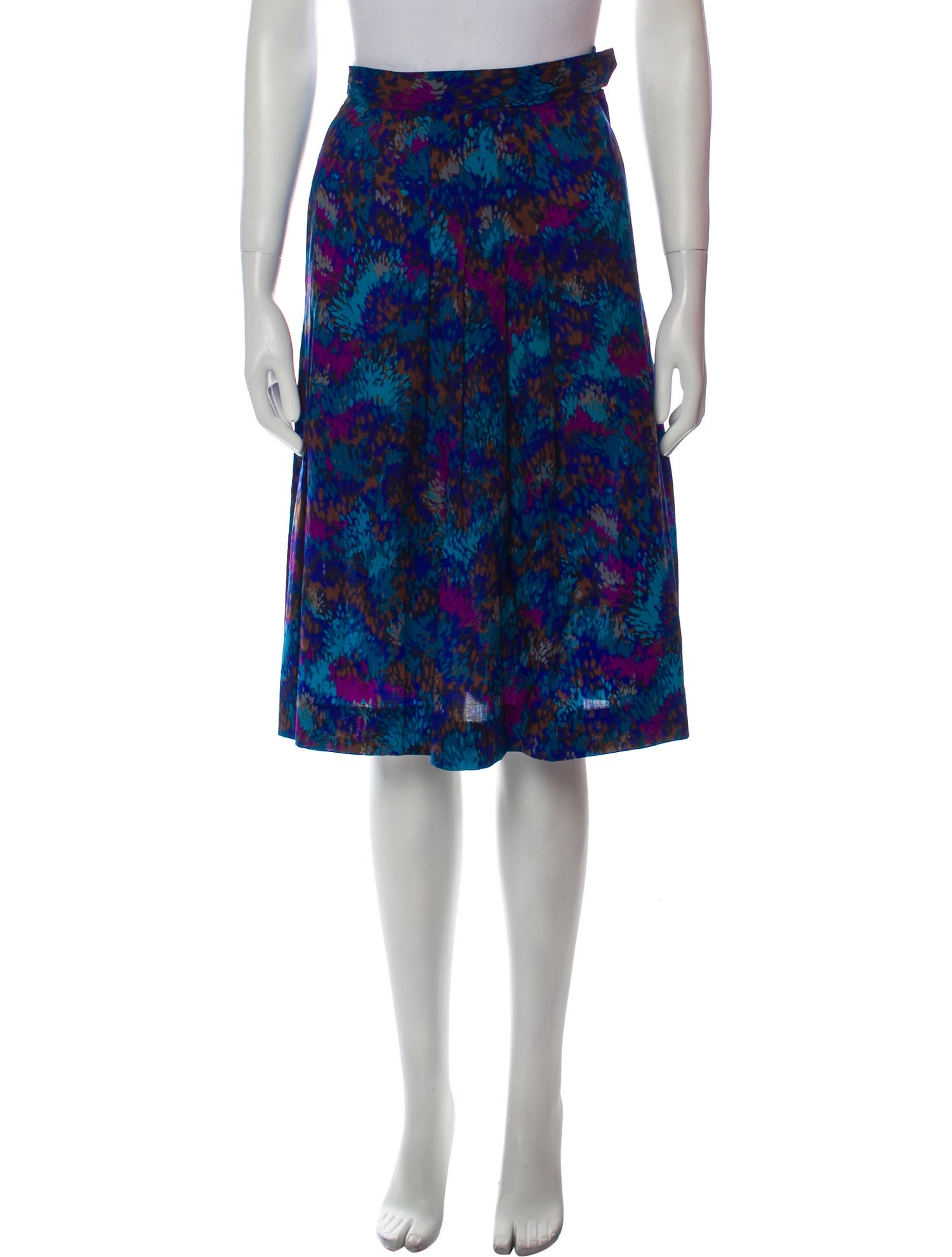 Yves Saint Laurent Rive Gauche Vintage Knee-Length Skirt