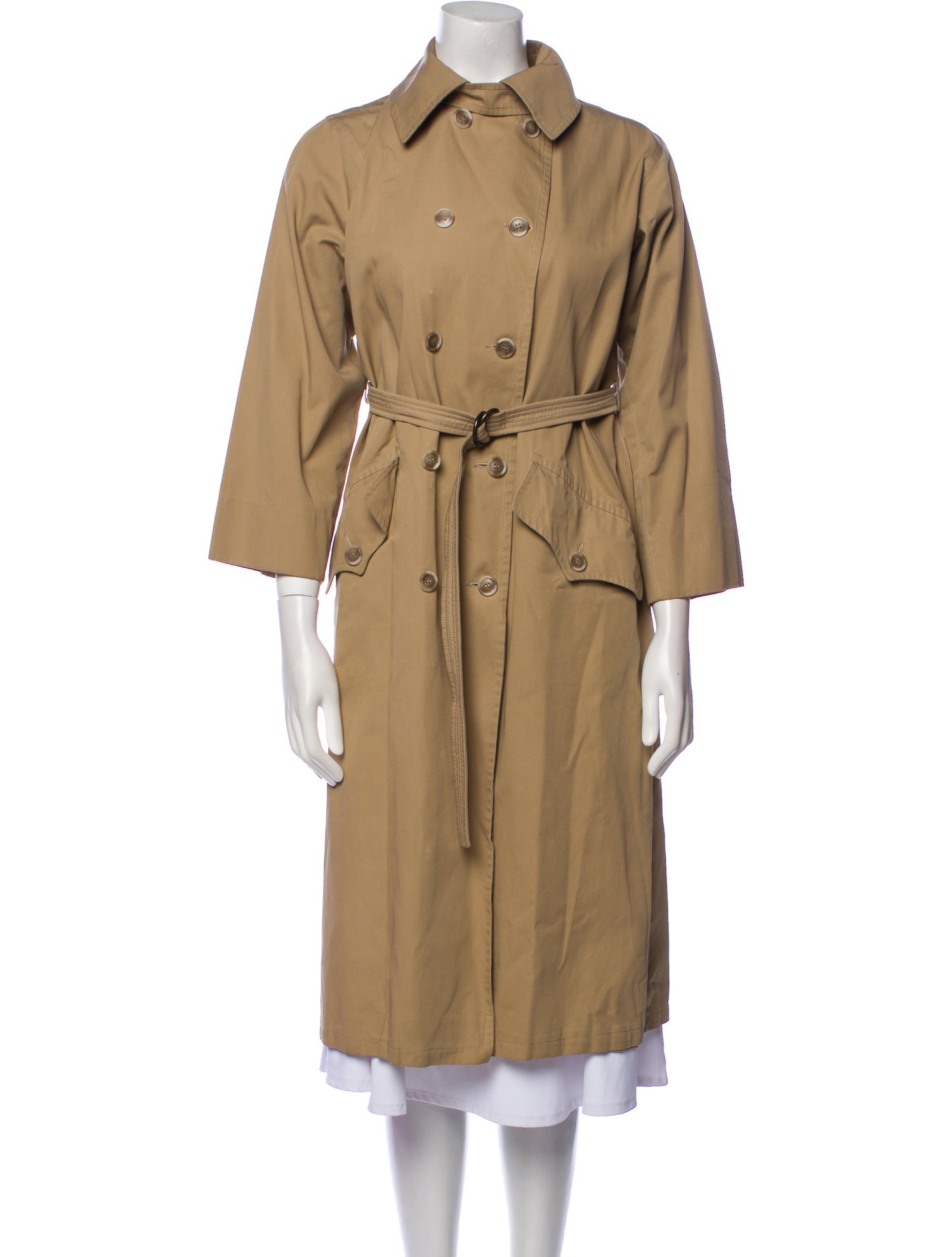 Yves Saint Laurent Rive Gauche Vintage 1970's Trench Coat