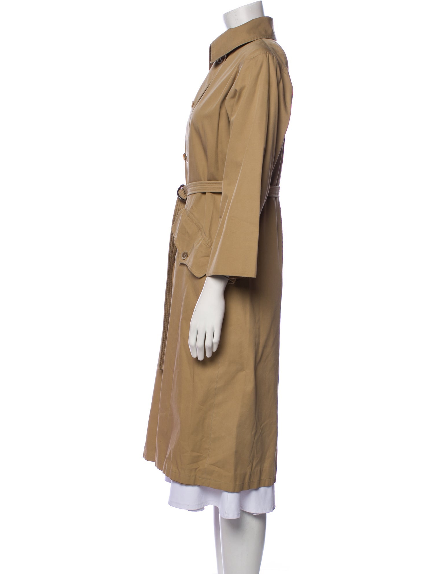 Yves Saint Laurent Rive Gauche Vintage 1970's Trench Coat