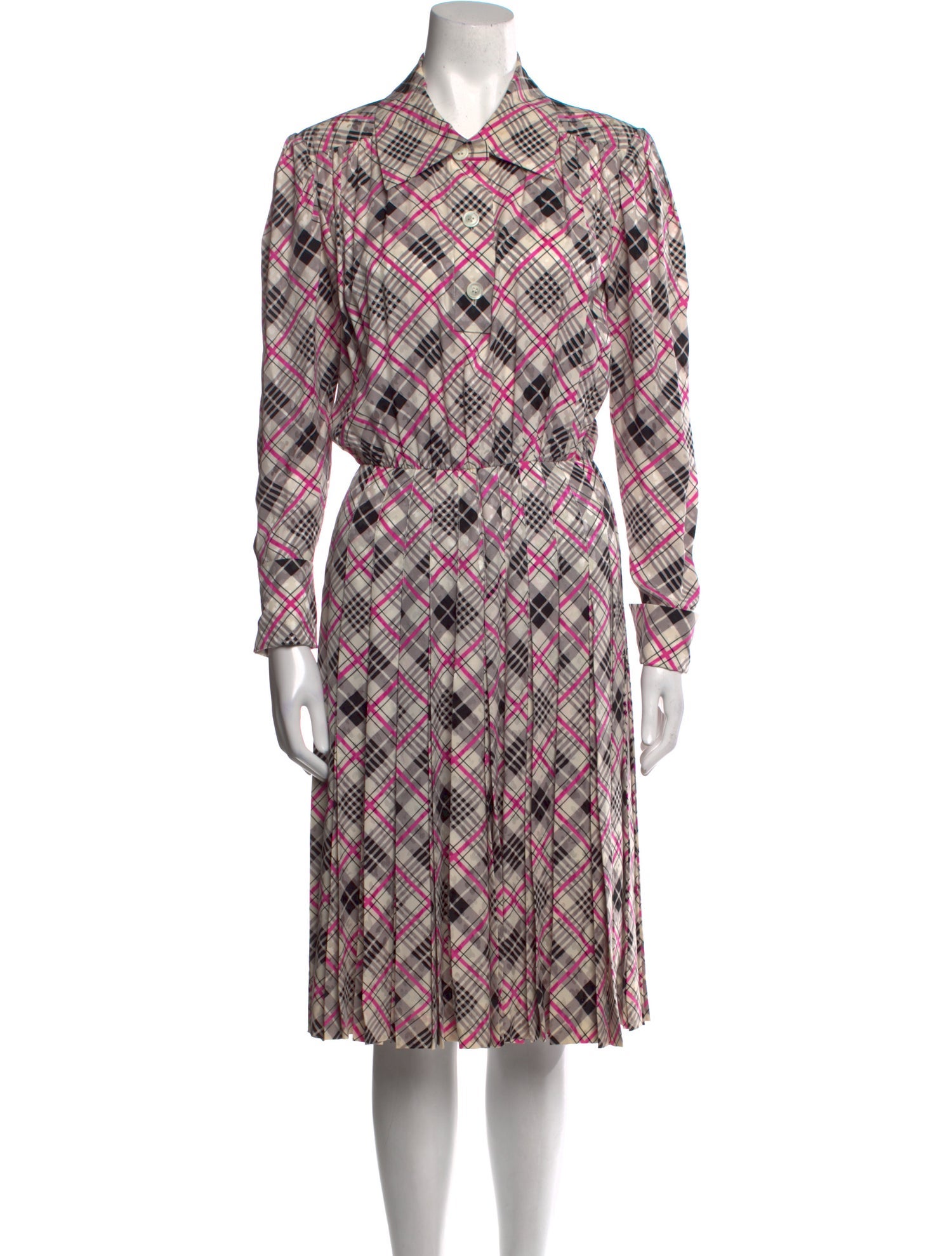 Yves Saint Laurent Rive Gauche Vintage Midi Length Dress