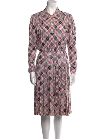 Yves Saint Laurent Rive Gauche Dresses Vintage Midi Length Dress Us6, Fr38 | M