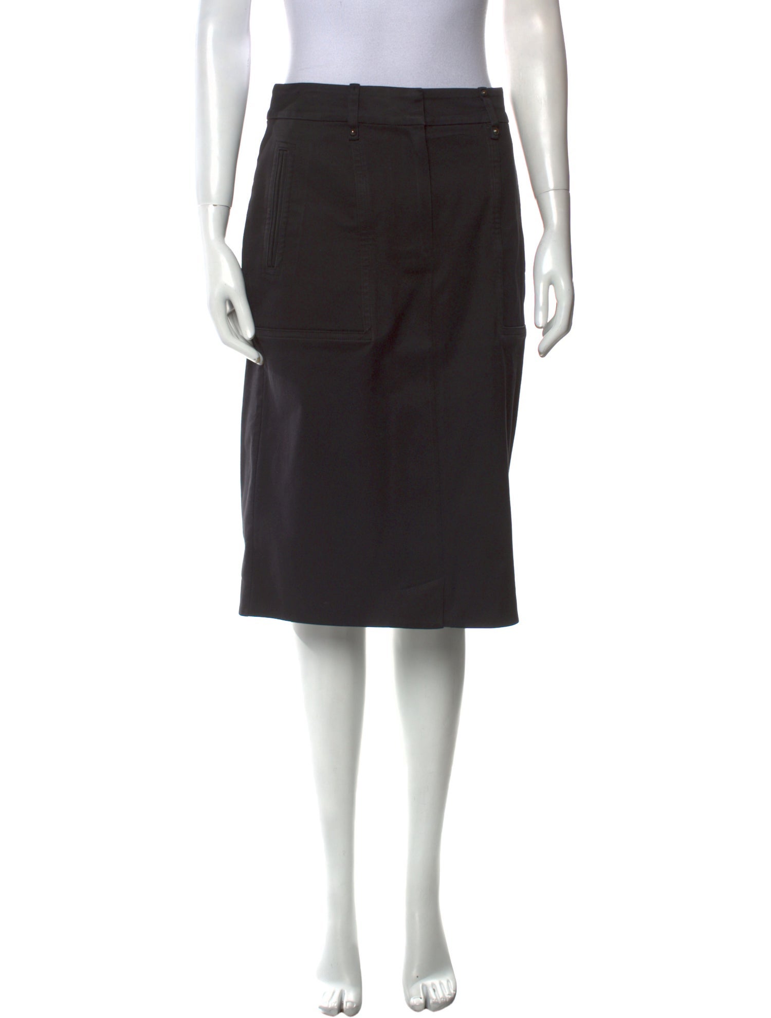 Yves Saint Laurent Rive Gauche Vintage Knee-Length Skirt