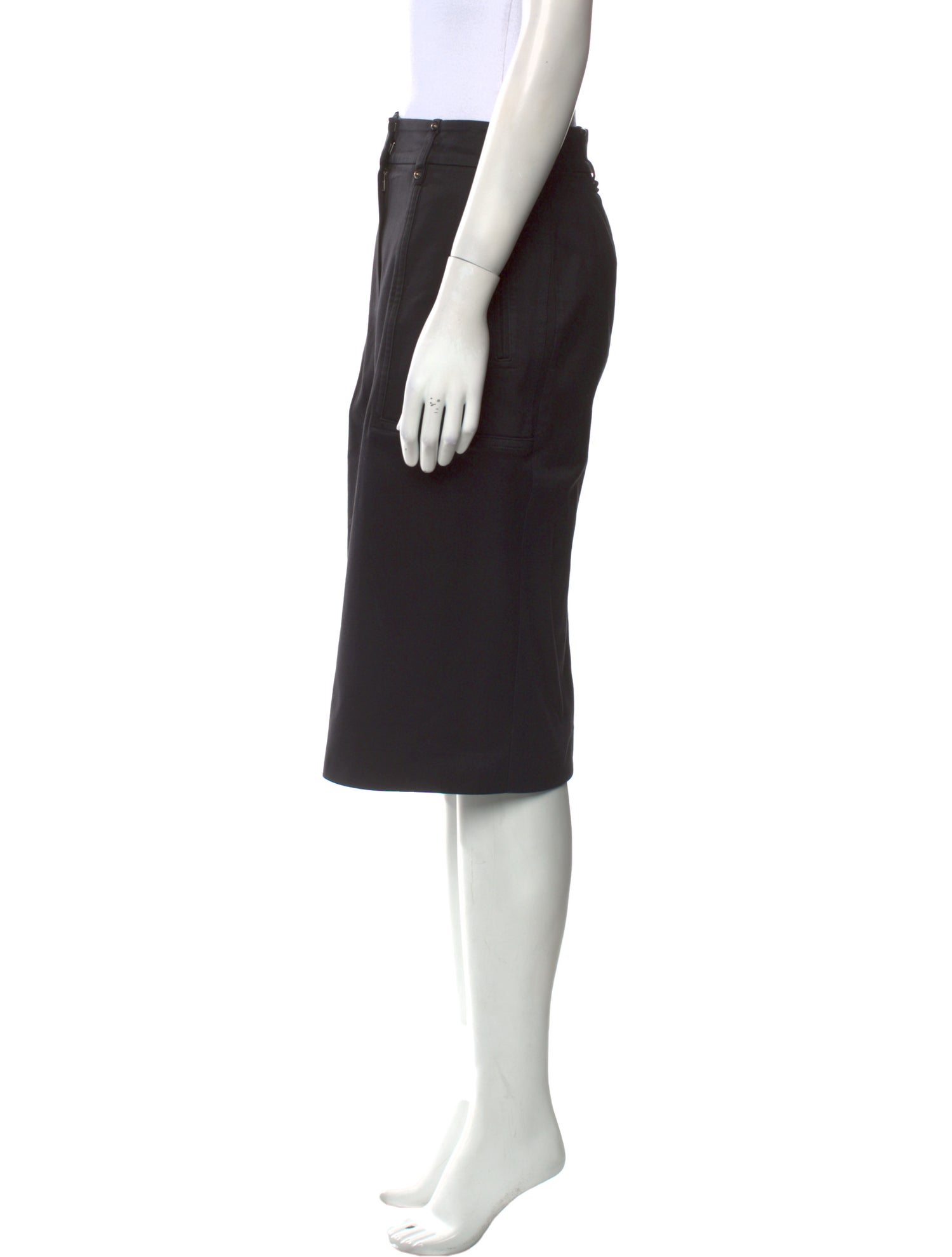 Yves Saint Laurent Rive Gauche Vintage Knee-Length Skirt