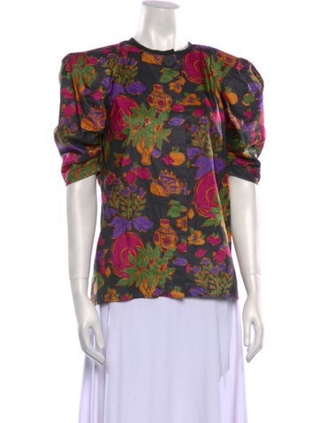 Yves Saint Laurent Rive Gauche Tops Vintage 1985 Shirt Us2, Fr34 | XS