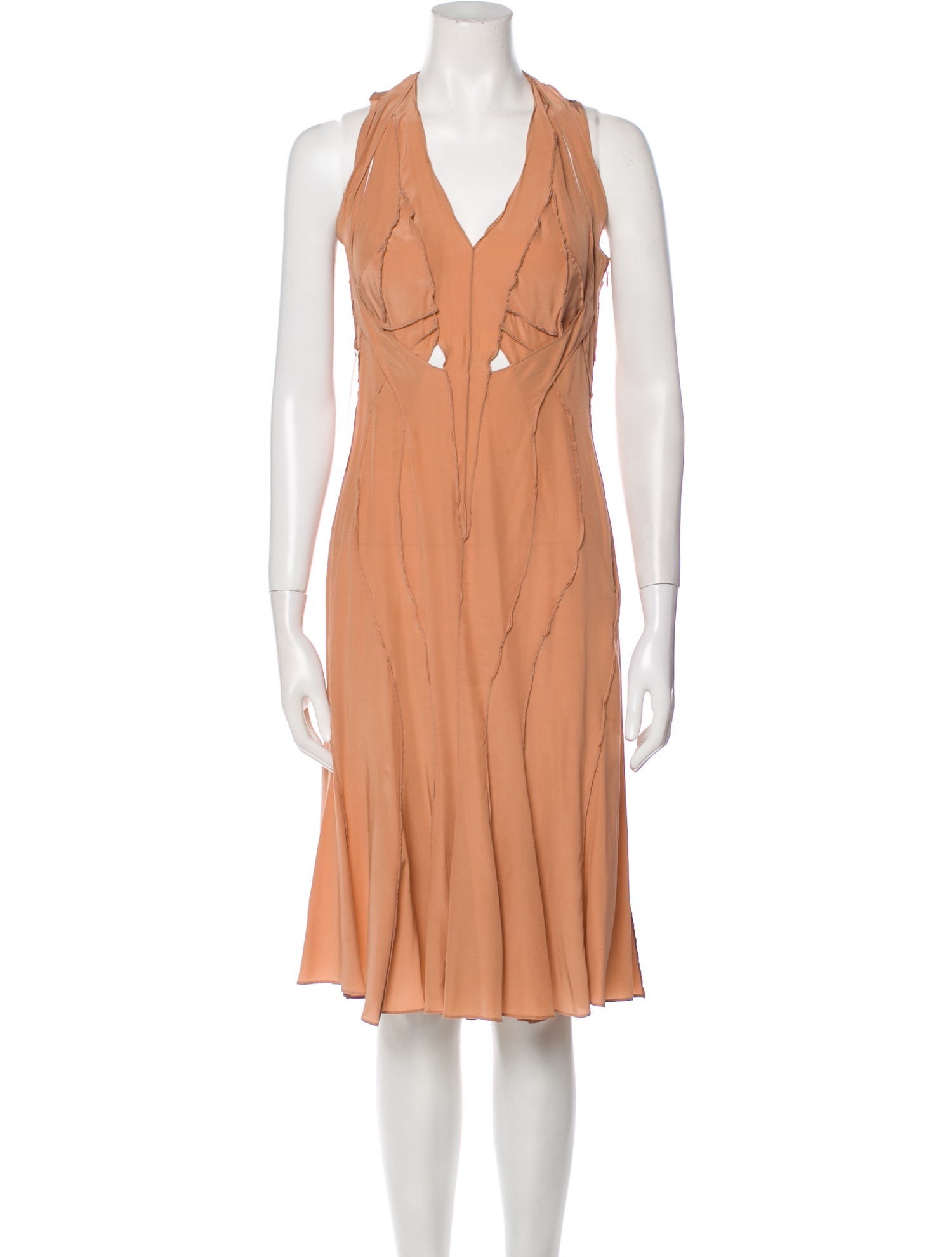 Yves Saint Laurent Rive Gauche Vintage Midi Length Dress
