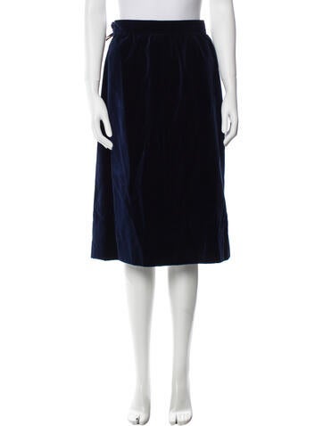 Yves Saint Laurent Rive Gauche Skirts Vintage Knee-Length Skirt S