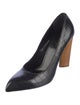 Yves Saint Laurent Rive Gauche Embossed Leather Pumps