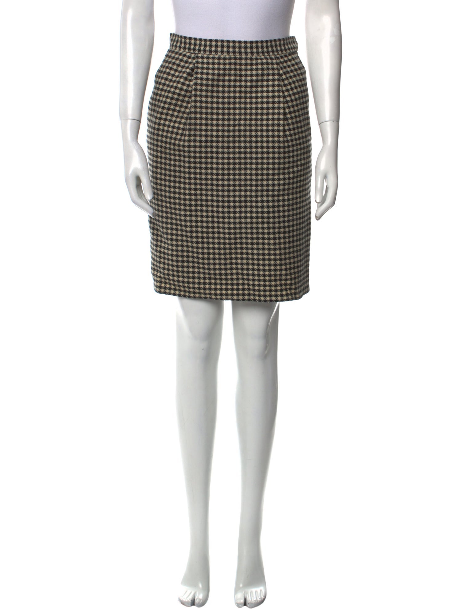 Yves Saint Laurent Rive Gauche Vintage Knee-Length Skirt