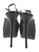 Yves Saint Laurent Rive Gauche Leather Slingback Pumps
