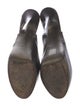Yves Saint Laurent Rive Gauche Leather Slingback Pumps