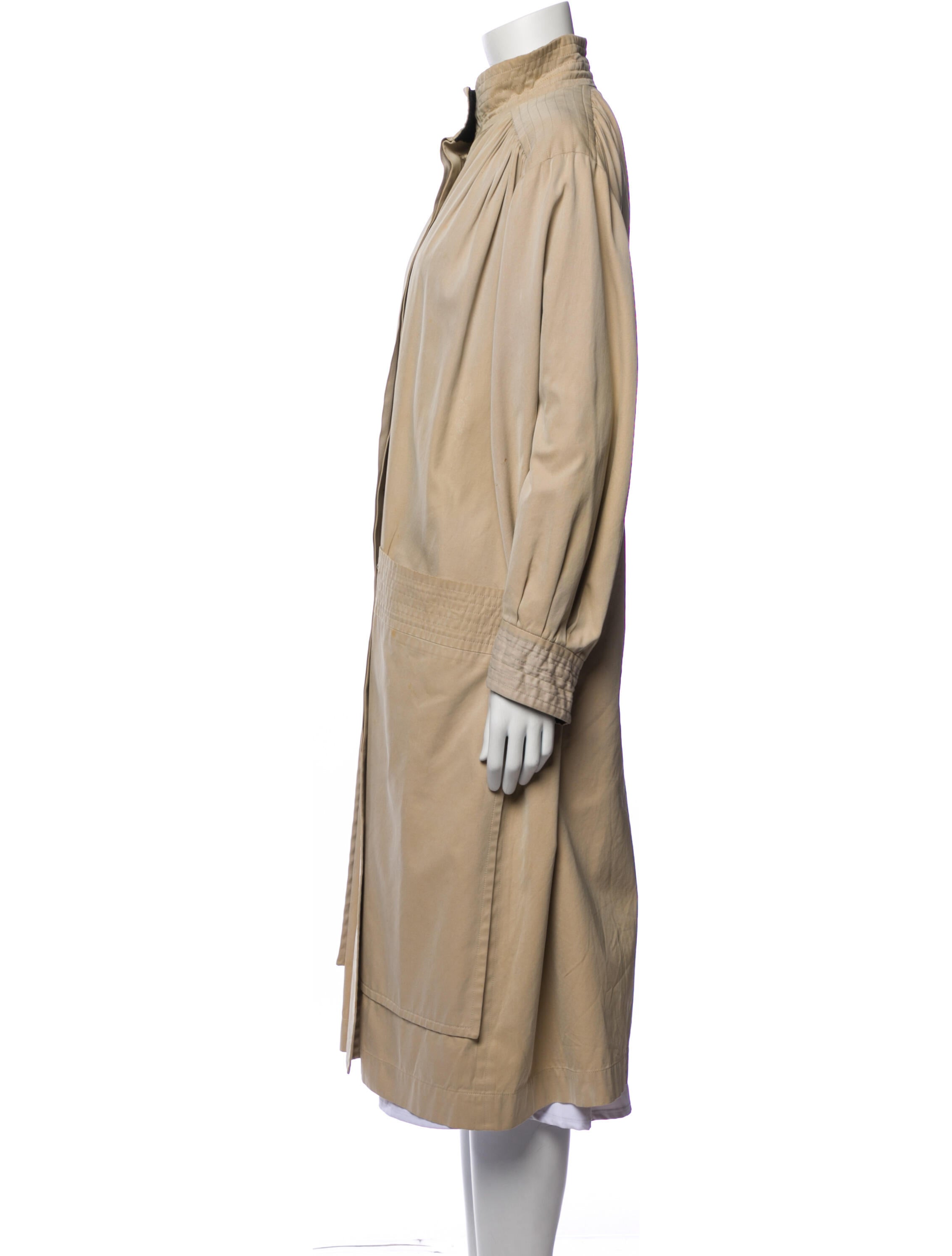Yves Saint Laurent Rive Gauche Vintage 1980's Trench Coat