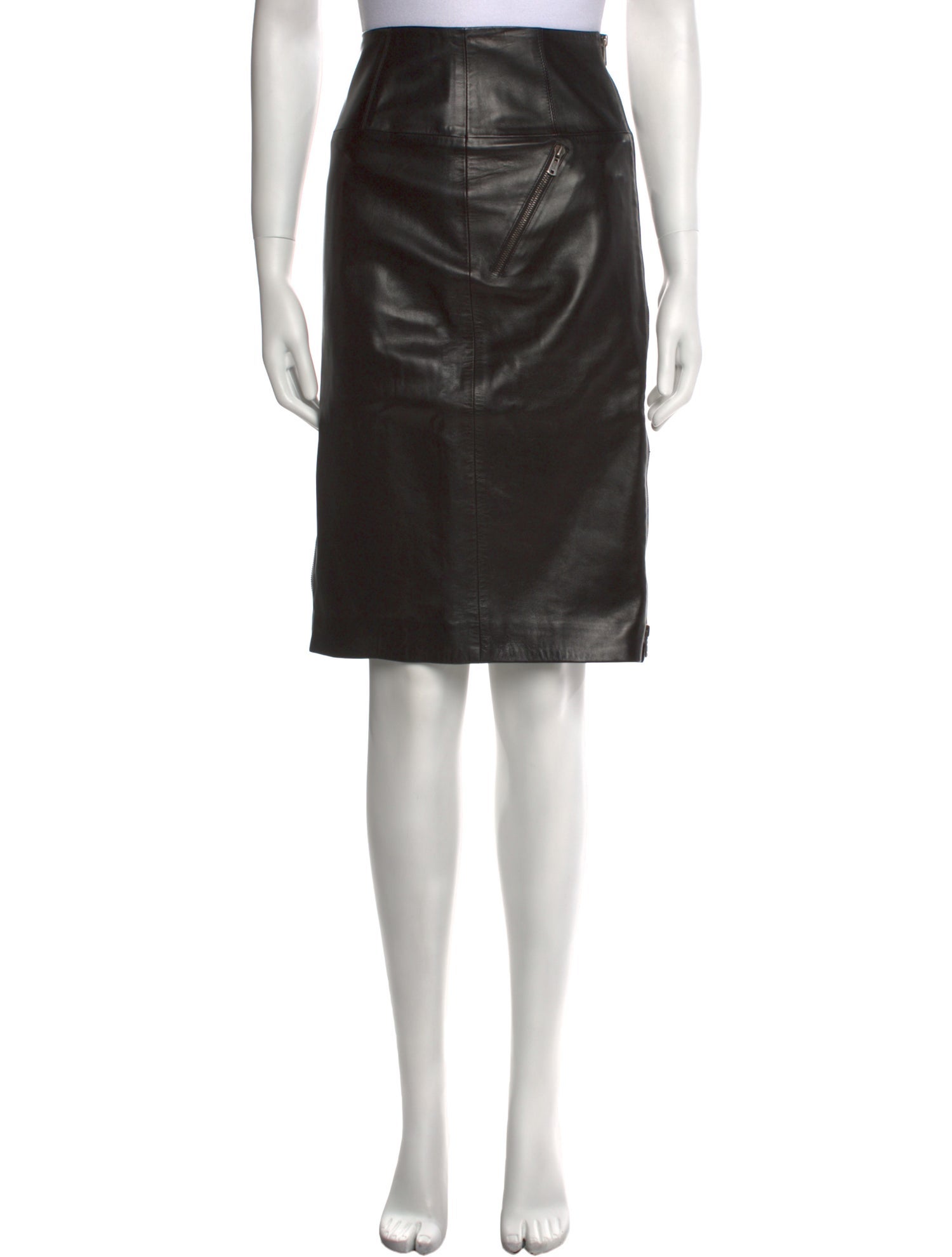 Yves Saint Laurent Rive Gauche Vintage Knee-Length Skirt