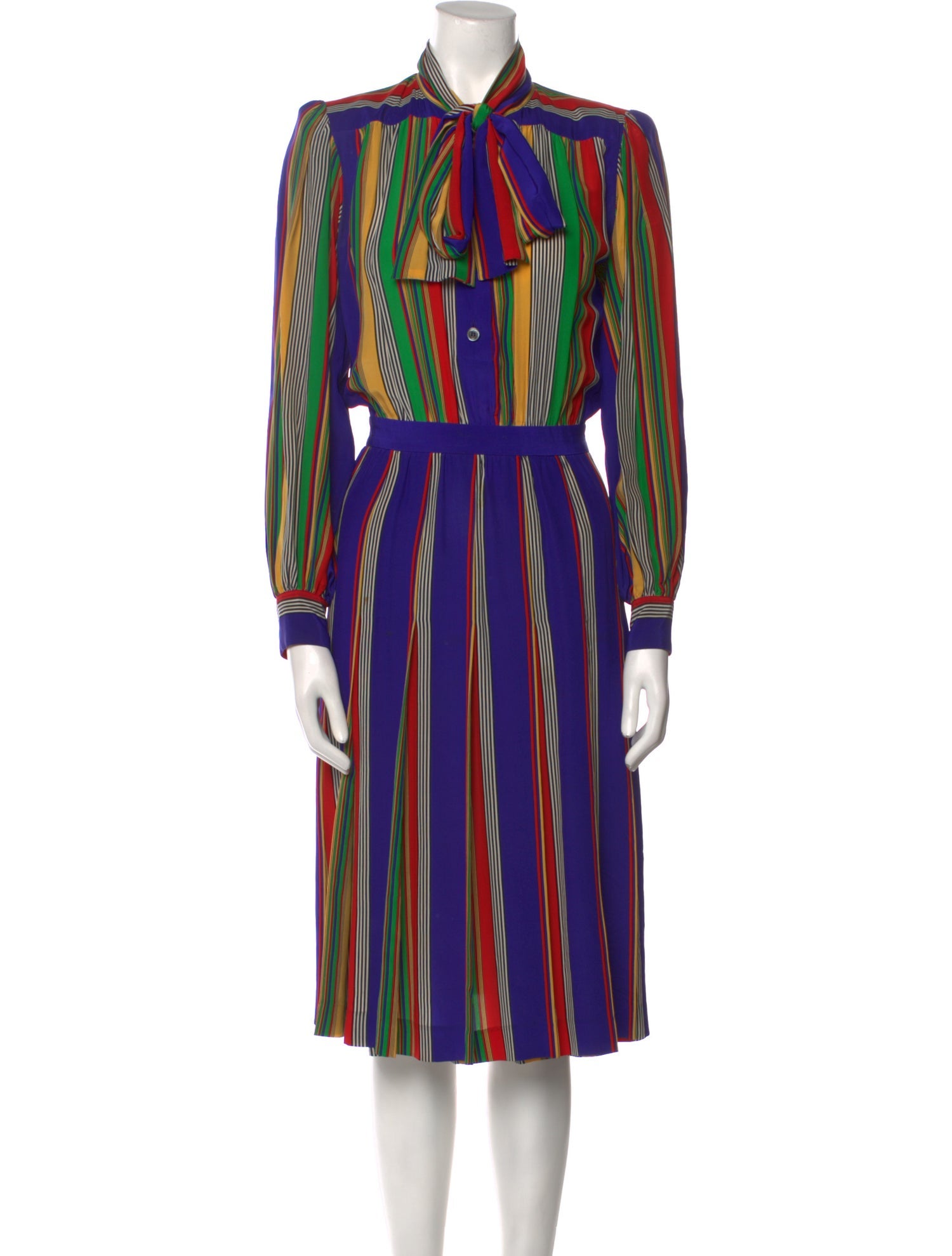 Yves Saint Laurent Rive Gauche Vintage Midi Length Dress