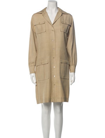 Yves Saint Laurent Rive Gauche Dresses Vintage Knee-Length Dress Us10, Fr42 | L