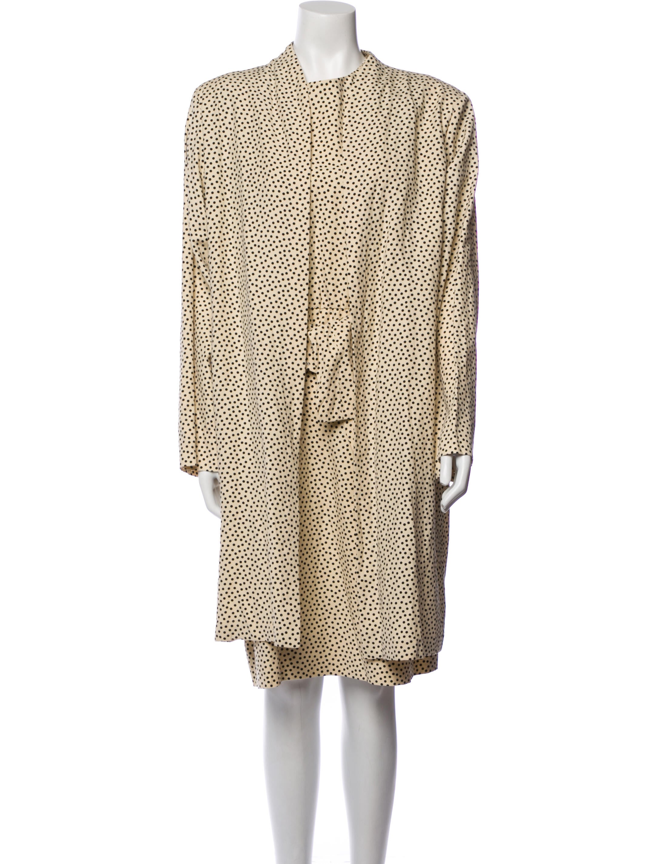 Yves Saint Laurent Rive Gauche Vintage 1990's Dress Set