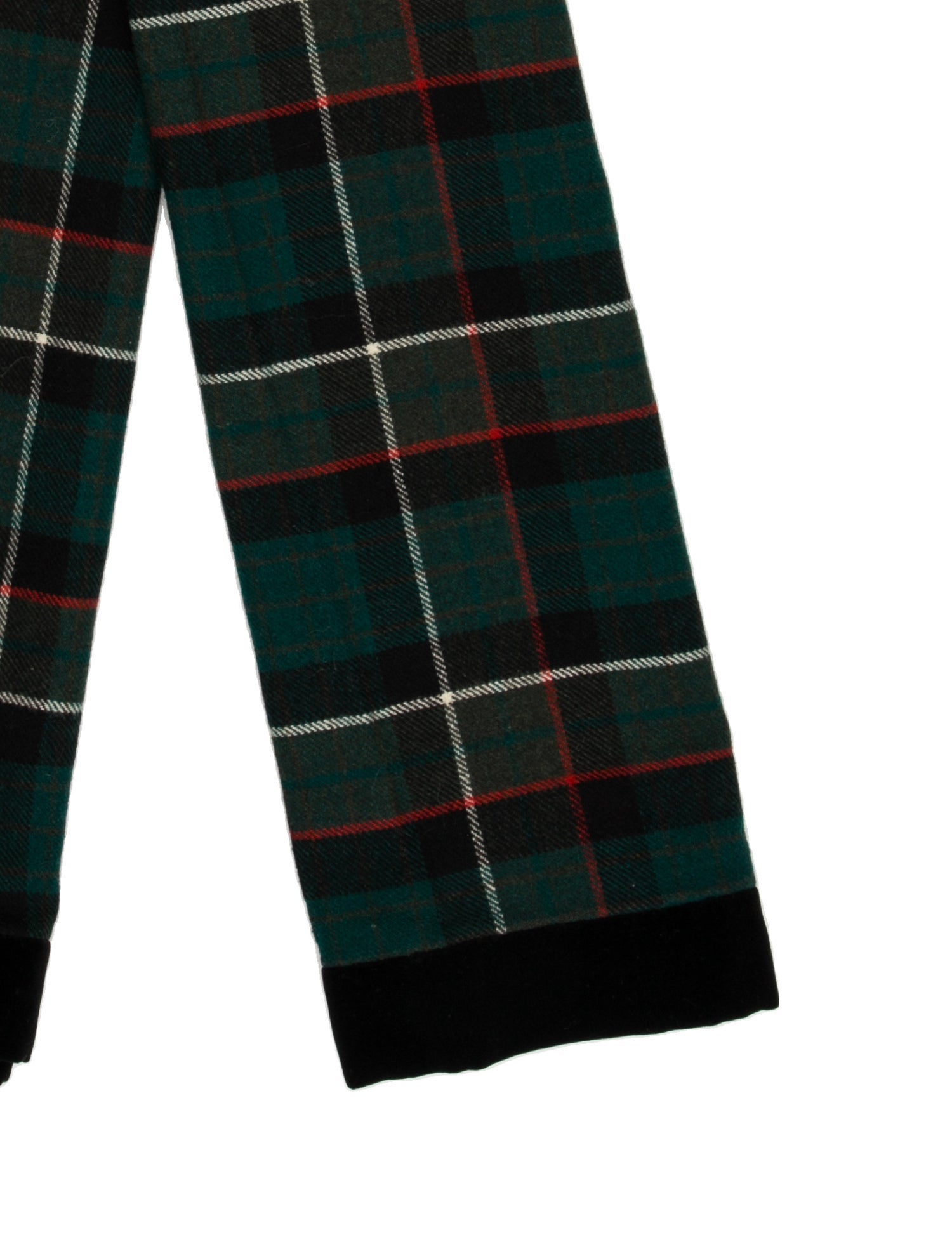 Yves Saint Laurent Rive Gauche Wool Striped Scarf