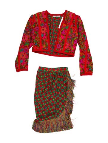 Yves Saint Laurent Rive Gauche Suits and Sets Vintage 1990 Skirt Suit M