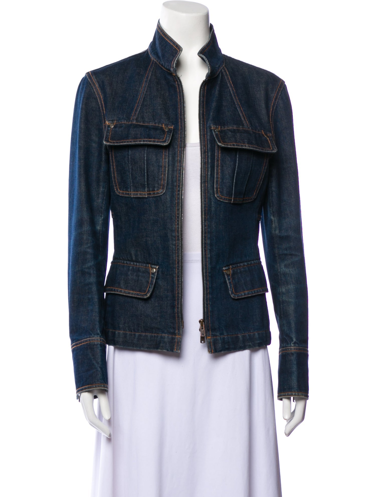 Yves Saint Laurent Rive Gauche Vintage 2002 Denim Jacket