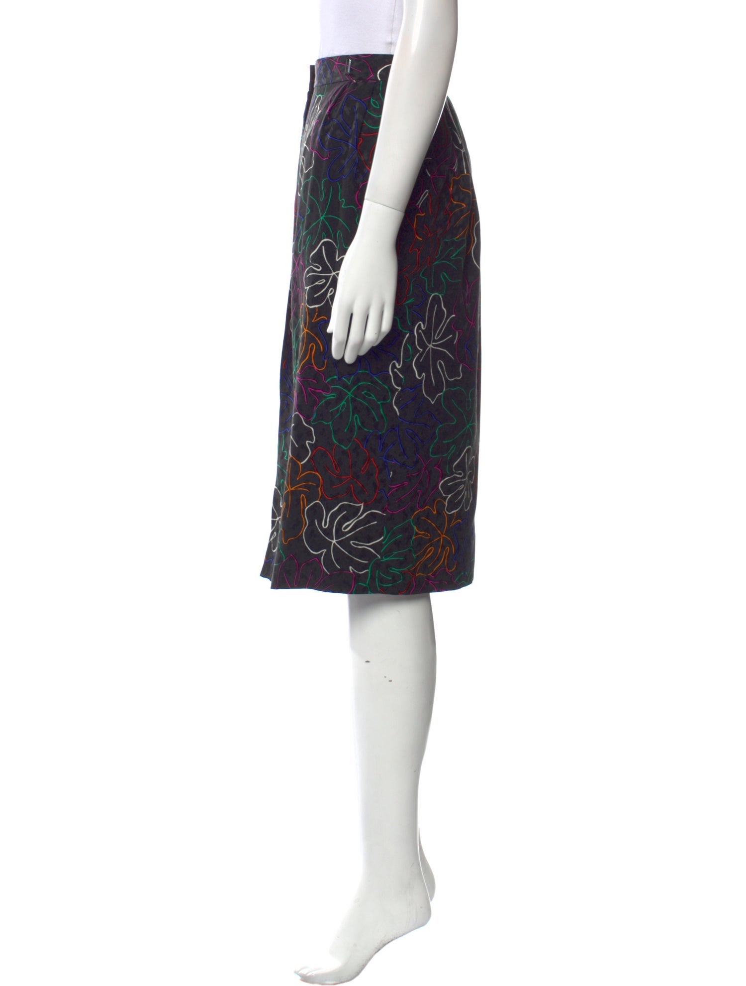 Yves Saint Laurent Rive Gauche Vintage Knee-Length Skirt
