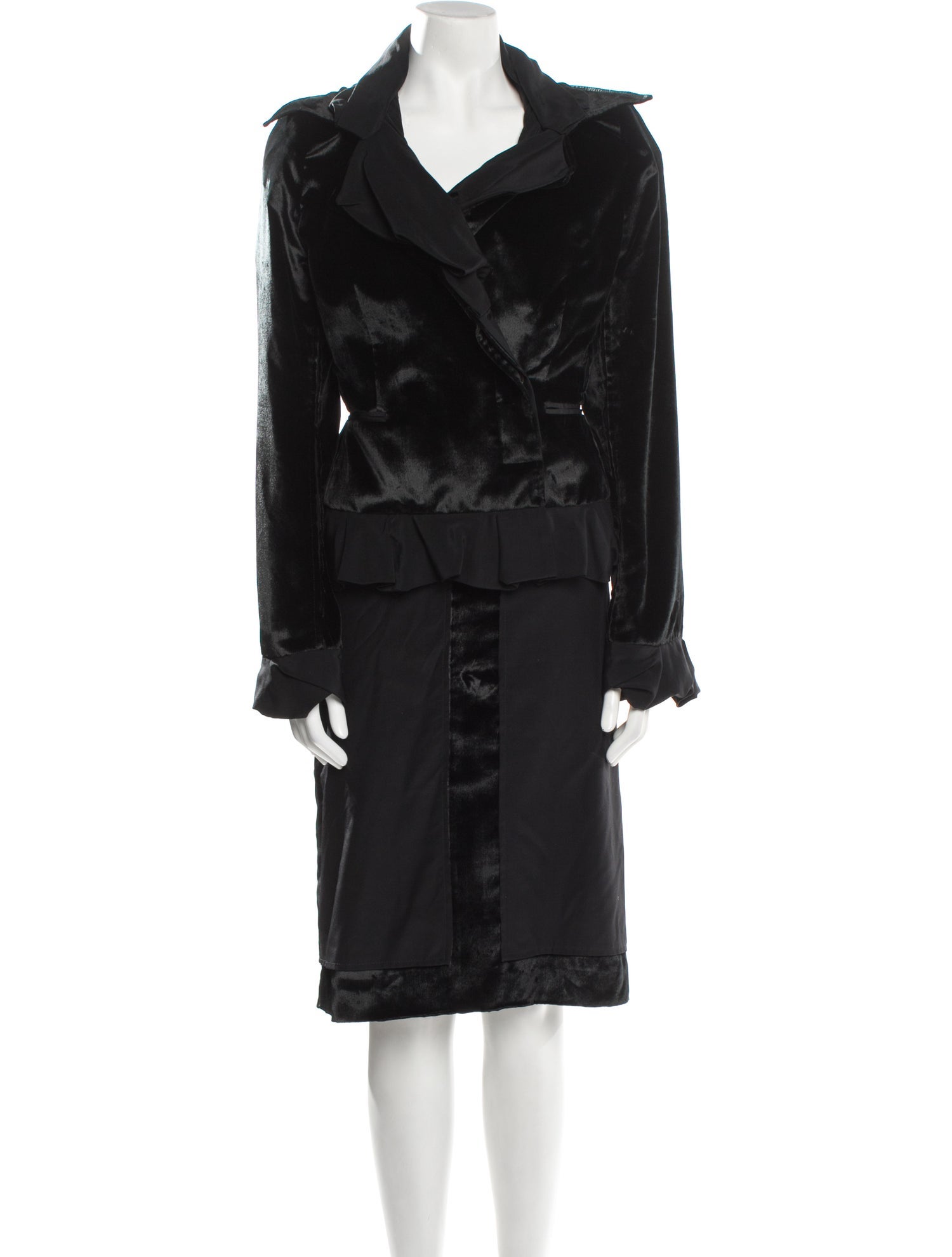 Yves Saint Laurent Rive Gauche Vintage 2002 Skirt Suit