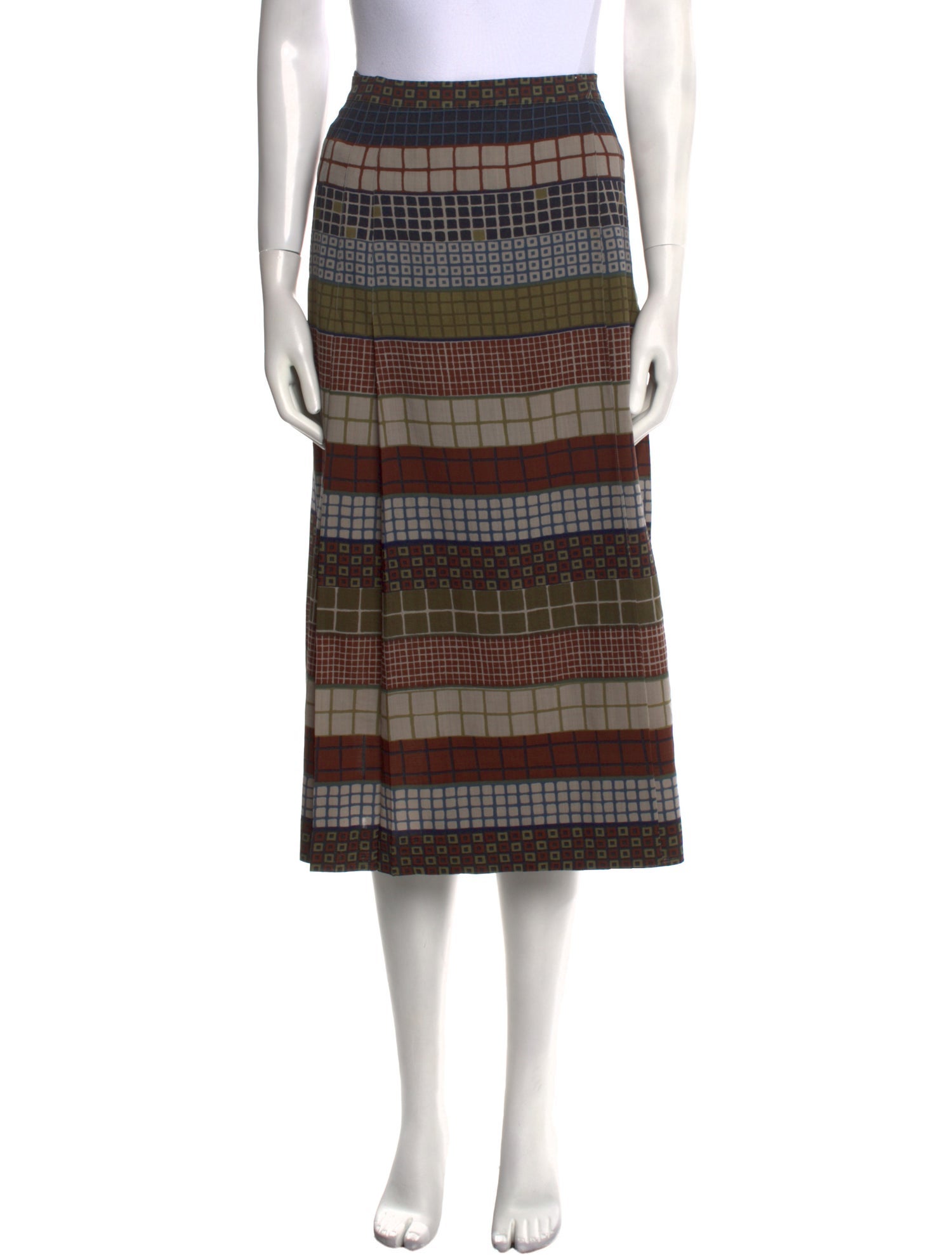 Yves Saint Laurent Rive Gauche Vintage Midi Length Skirt