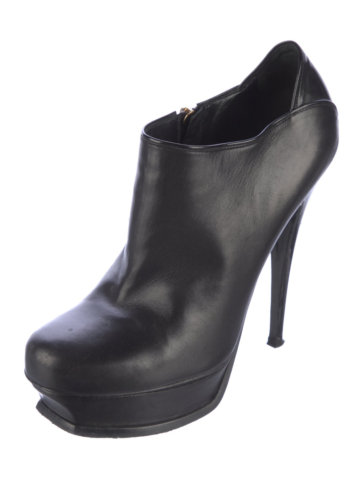 Yves Saint Laurent Rive Gauche Leather Boots