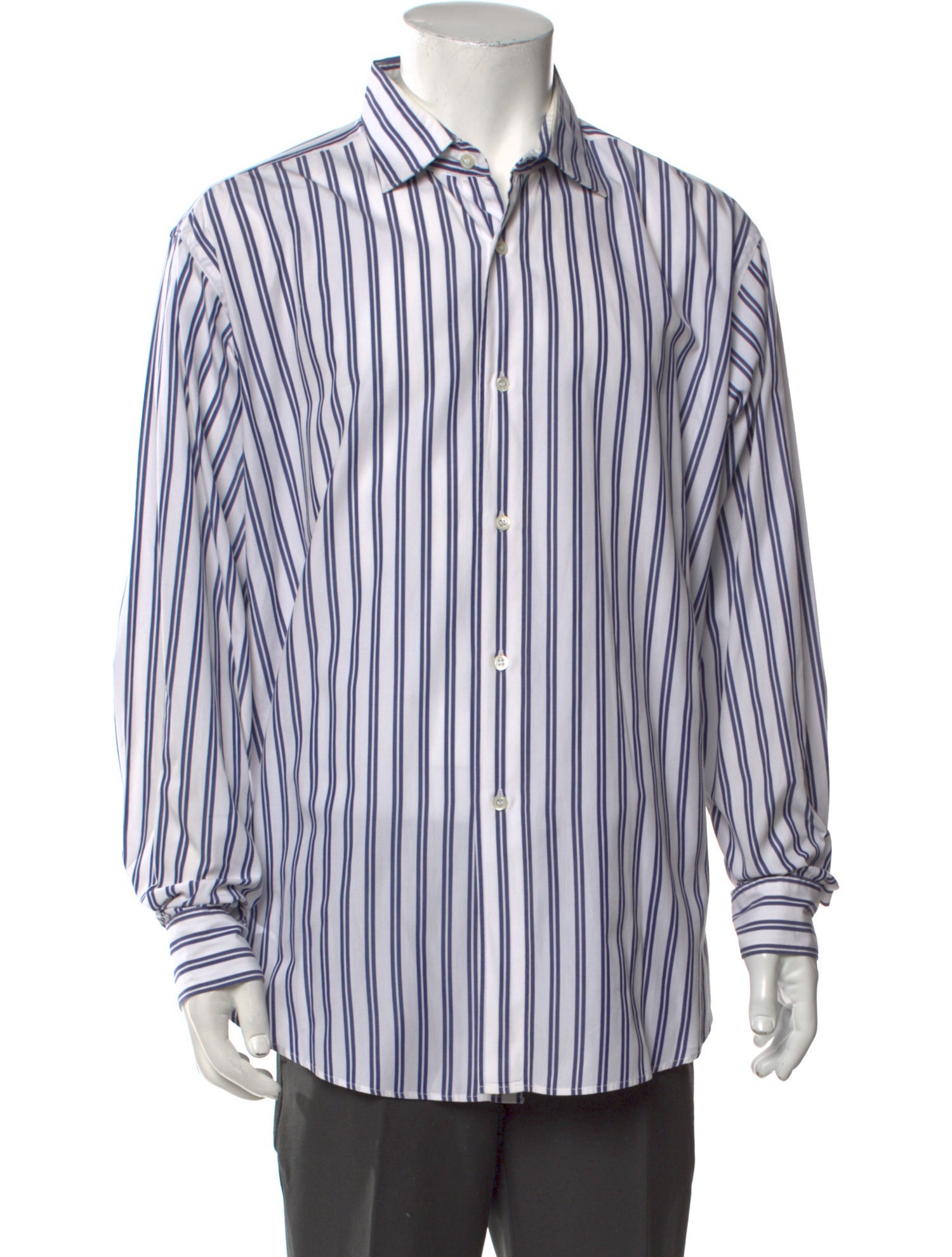 Yves Saint Laurent Rive Gauche Vintage 1990's Dress Shirt