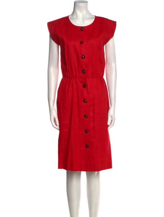 Yves Saint Laurent Rive Gauche Vintage Knee-Length Dress