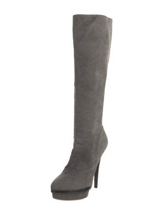 Yves Saint Laurent Rive Gauche Suede Boots