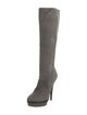 Yves Saint Laurent Rive Gauche Suede Boots