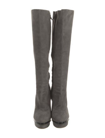 Yves Saint Laurent Rive Gauche Suede Boots