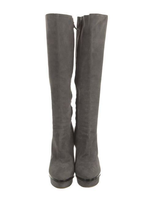 Yves Saint Laurent Rive Gauche Suede Boots