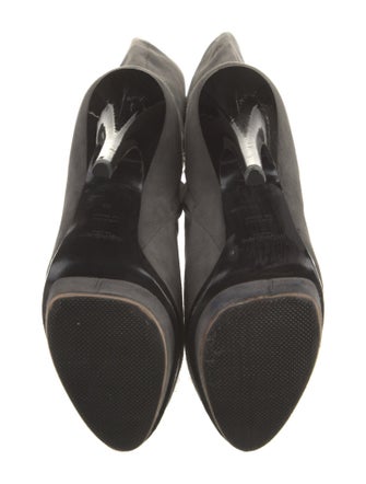 Yves Saint Laurent Rive Gauche Suede Boots