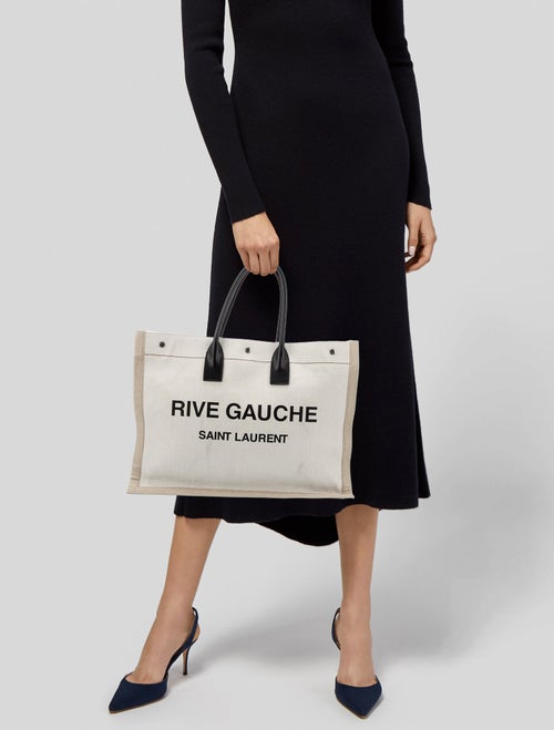 Saint Laurent Canvas Rive Gauche Large
