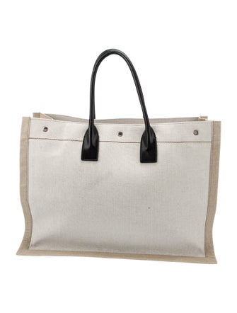 Saint Laurent Canvas Rive Gauche Large