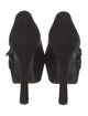 Yves Saint Laurent Rive Gauche Suede D'Orsay Pumps