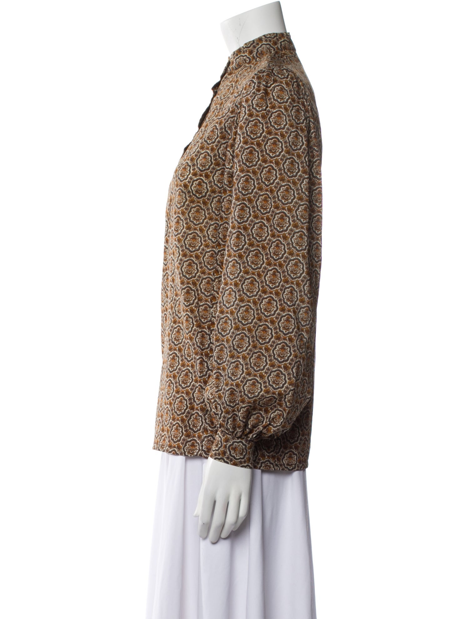 Yves Saint Laurent Rive Gauche Vintage Late 1960's - Early 1970's Blouse